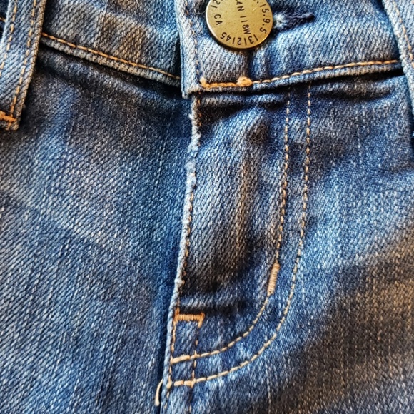 Current/Elliot Rolled Skinny Baltic Wash Jeans - Picture 3 of 8